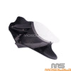 Harley Softail FLSTF FLHR Black Batwing Windshield Fairing