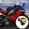 Butterfly-type Open-closed Double Hook Motorcycle Hanging Hook 1 Pc Black Yellow