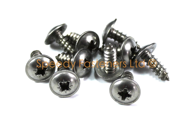 Honda Motorcycle 10x Self Tapping Bolts 5mm x 12mm