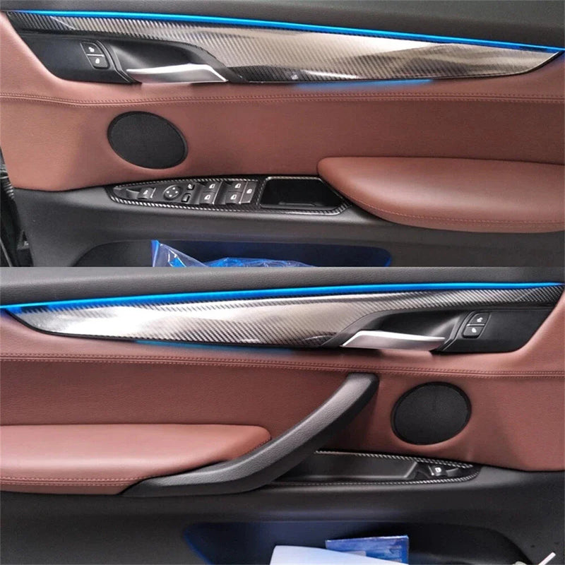 BMW X5 5D Carbon Fiber Interior Trim Decal Sticker (2008-2018)