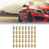 Motorcycle Car 40pcs M6 x 1 Brass Straight Grease Nipple Fitting