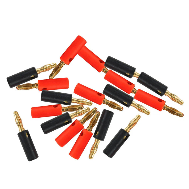Various Models 4MM Gold Plated Audio Speaker Cable Wire 2 x Banana Plug Connectors