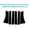 Mitsubishi Pajero Sport Window Pillar Posts Trim Door Cover (2015-2023)