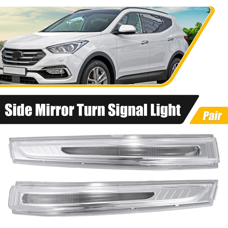 Hyundai Santa Fe Left Right Side Mirror Turn Signal Lights (2014-2019)