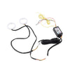 Car 120MM RGB Phone Control Angel Eye Halo Rings Headlight DRL