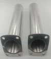 90° Fishing Rod Holder x 2 Stainless Steel Flush Mount Polished