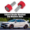 Honda Acura 9 Pcs M8x1.25 Exhaust Header Manifold Cup Washers Bolts