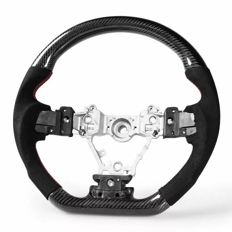 Subaru Impreza Forester Legacy Steering Wheel Carbon Suede