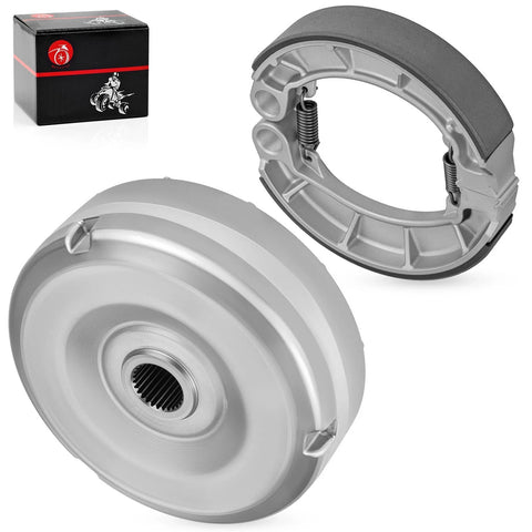 Rear Brake Drum Hub w/ Shoes Honda Foreman 450/Rancher 350/400