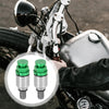 Honda Yamaha Green 2 x M5x0.8 Motorcycle Screw Fork Air Bleeder Valve
