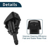 Dodge Windshield Washer Nozzle & Gasket, Fluid Hose (2001-2009)