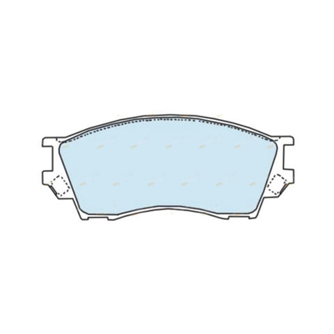 Mazda B2500 4WD Front Disc Brake Pad Set (1996-1999)