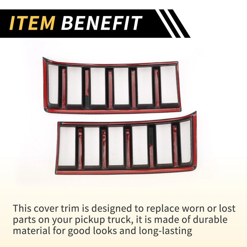 Toyota Tundra Carbon Fiber Headlight Grille Vent Cover (2022-2024)