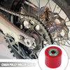 Motorcycle 1x 8mm Chain Pulley Roller Slider Wheel Guide Red