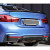 BMW F32 4 series M sport 2015-20 Real Carbon Fiber Rear Bumper Lip Diffuser