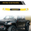 Jeep Wrangler Roof Rope Handle Yellow 2 x Roll Bar Grab Handles
