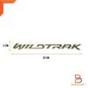 Ford Ranger Ute Silver WILDTRAK Rear Tailgate Decal Sticker (2018-2021)