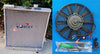 Triumph TR6 3 Core Aluminum Radiator + Fan (1975-1976)