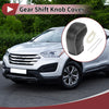 Hyundai Tucson 2015-2018 Black Beige Faux Leather Gear Shift Knob Cover