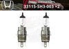Honda CR-X Civic Integra 2 x H4H Headlight Bulb