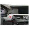 BMW E81 E87 E90 E91 Gloss Silver Start Stop Engine Button Cover (2006-2013)
