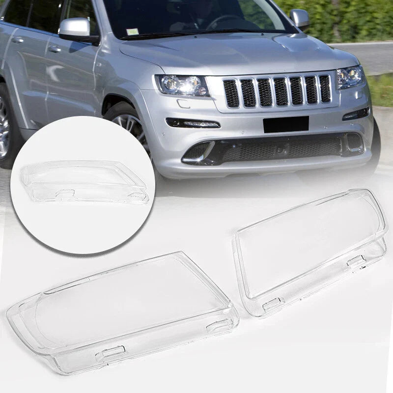 Jeep Grand Cherokee (2011-2013) - 2 x Front Headlight Lens Covers