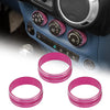 Jeep Dodge 3 x Air Conditioner Switch Knob Cover Rings