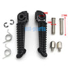 Yamaha YZF R6R Black Front Footrest Pegs (2005-2011)