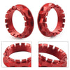 Ducati V4 1098 1198 1199 1299 Diavel Rear Wheel Axle Nut 2 x Red