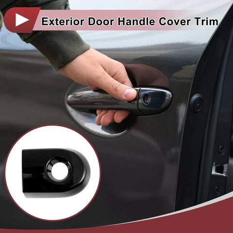 Nissan Versa (2007-2012) Black Exterior Door Handle Cover Trim