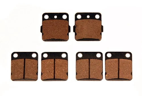 Yamaha Wolverine 350 4x4 Front & Rear Semi-Metallic Brake Pads (1995–2005)