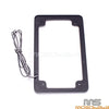 Motorcycles Black Motorcycle License Plate Frame Holder with LED Lights