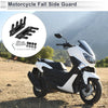 Motorcycle 1 Set Fall Side Guard Front Fender Protection Mud Guards Black