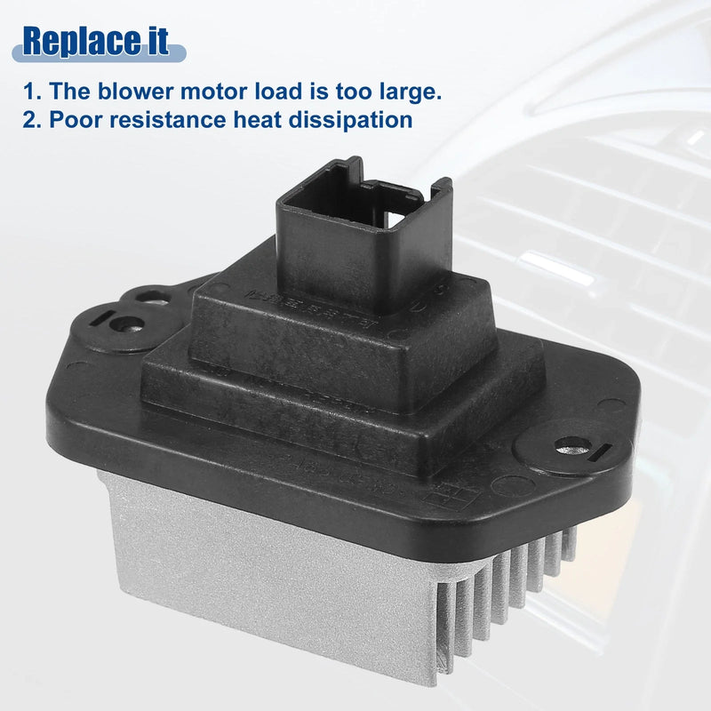 Mazda 6 (2006-2007) Black Silver Tone Blower Motor Resistor