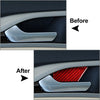 Ford Mondeo (2013-2019) Carbon Fiber 4x Door Handle Bowl Panel Cover Trim