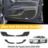 Toyota Camry Car Door Anti Kick Pad Sticker Scratch Protector (2018-2025)