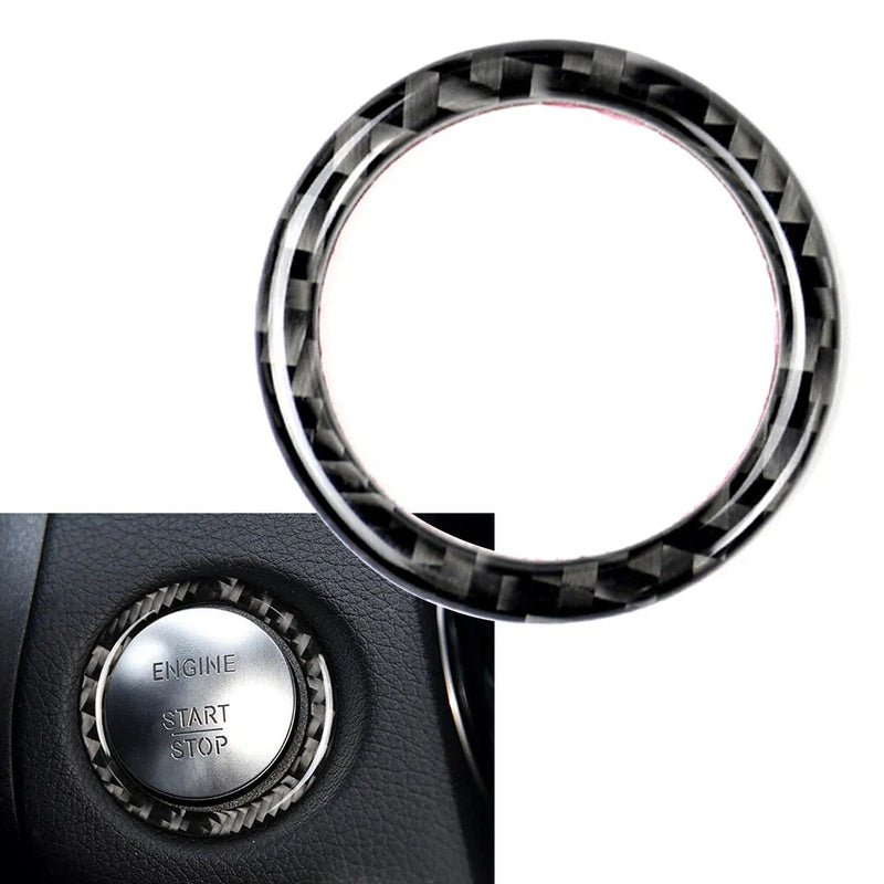 Benz A B C GLC GLA CLA Class Engine Start Stop Button Ring Cover (2013-2023)