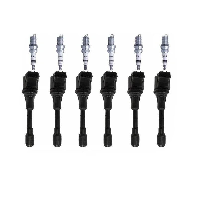 Nissan Murano Z51 3.5L 6X Ignition Coils & 6X Spark Plugs (2009-2014)