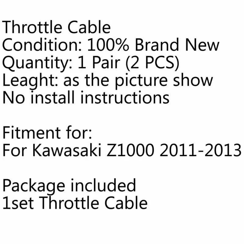 Kawasaki Z1000 Throttle Cable (2011-2013)