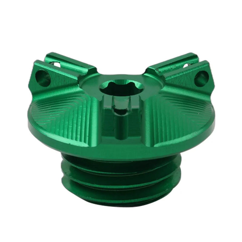 Kawasaki Z400 / 650 / 800 / 900 / Z1000 Green Engine Oil Cap Bolt Cover