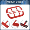 Ford Bronco Pair Red Headlight Trim Bezels