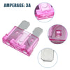 Car Boat Truck SUV Motorcycle Purple 50pcs Mini Blade Fuses 3A