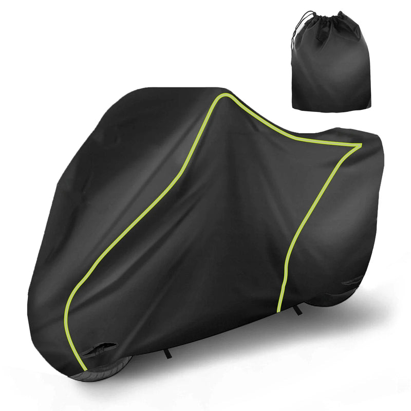 Outdoor Waterproof Motorbike Cover All Weather Protector Black 295cm