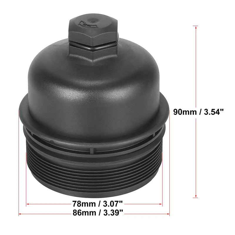 Jeep Wrangler JK, Dodge Oil Filter Cap Assembly (2007-2018)
