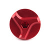 BMW S1000RR, S1000R, S1000XR Red Oil Gas Filler Cap Nut (2009-2018)