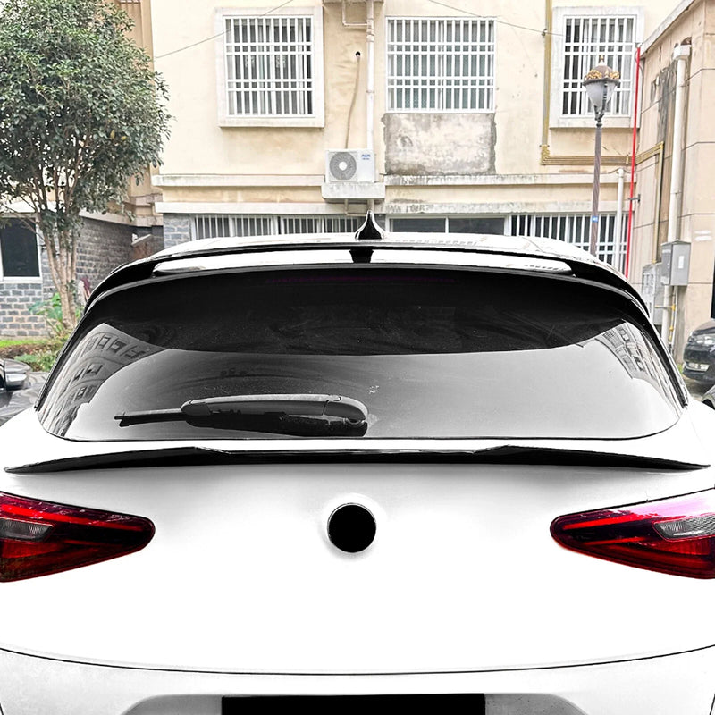 Alfa Romeo Stelvio 1x Gloss Black Rear Spoiler Lip (2018-2024)