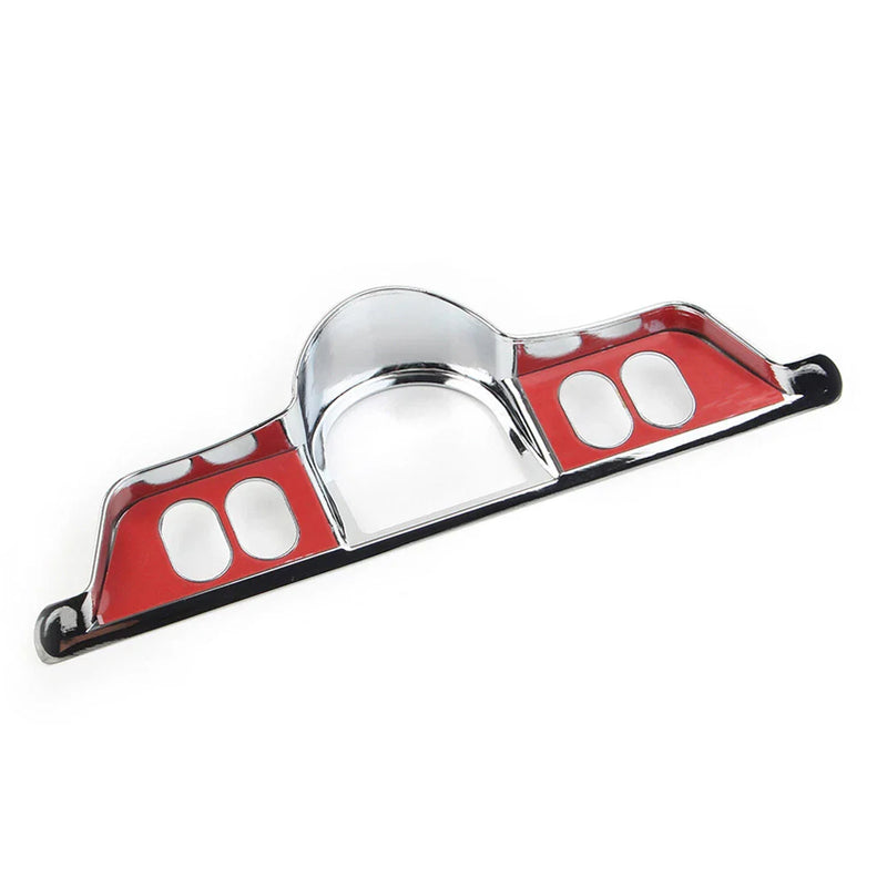 Harley Electra Glide Chrome Fairing Switch Panel Dash Accent Cover (2009-2023)
