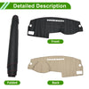 Ford Mondeo (2004-2012) - Black Red Carpet Dashboard Cover Mat