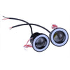 Car Halo Angel Eyes LED 2.5" Universal COB Purple Fog Light Projector