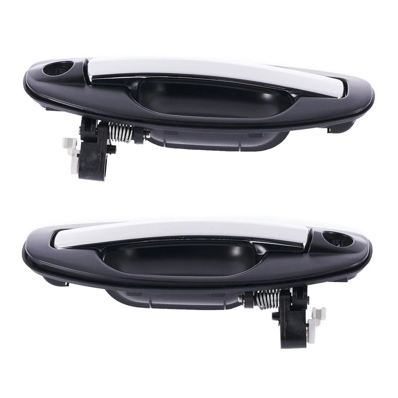 Hyundai Santa Fe 2 x Front Outer Door Handles Chrome (2000-2005)